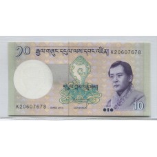 BHUTAN 2013 Pick # 29b BILLETE SIN CIRCULAR, UNC